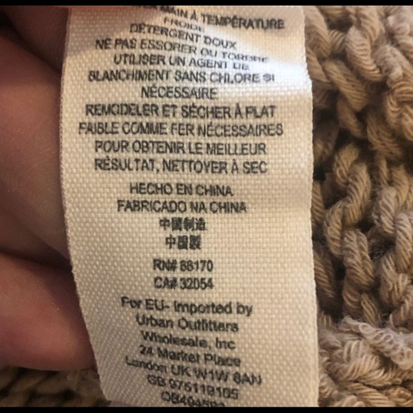 FREE PEOPLE Endless Stories cotton blend sweater | XS tan - Picture 5 of 5